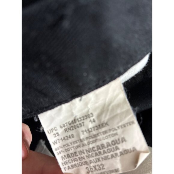 Dickies Pants Mens Black Work Pants Cotton Blend Durable Straight Fit size 34X31 - Picture 5 of 10